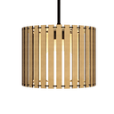 Ver imagem 2 de Luminária Pendente Tóquio Modelo Ripado -:MDF CRU