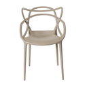 Ver imagem 2 de Cadeira Allegra Polipropileno Design Moderno para Sala de Jantar e Varanda Nude