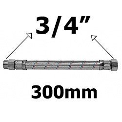 Flexível 3/4 MxF Aço Inox 300mm - 250113 - 1