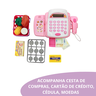 Caixa Registradora Mercadinho Infantil Brinquedo Para Crianças Com Som e Luz Acessórios Supermercado - 6