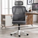 Ver imagem 7 de Cadeira de Escritório Veneza Blidshop Ergonômica Giratória Home Office 120kg - Branca e Cinza