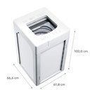 Ver imagem 3 de Máquina de Lavar Consul 9 Kg Branca com Dosagem Econômica e Ciclo Edredom Cwb09bb 127v