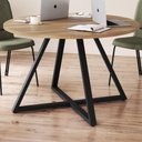 Ver imagem 2 de Mesa para Escritorio 110 Cm 25916 Nogal Sevilha Preto Artesano Nogal Sevilha Preto