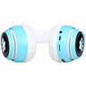 Fone de Ouvido Azul Bluetooth Orelha de Gato Led Colorido - 4