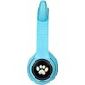 Fone de Ouvido Azul Bluetooth Orelha de Gato Led Colorido - 5