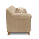 Ver imagem 7 de Sofá 2 Lugares Pé de Madeira Julieta 160 Cm Suede S04 - D'Rossi