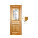 Ver imagem 2 de Folha de Porta 210x90 Cm Tauari Alteza com Grade Mapaf