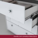 Ver imagem 3 de Cômoda Infantil 6 Gavetas Pão de Mel - Branco