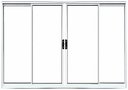 Ver imagem 1 de Vitro de Aluminio 4 Folhas sem Grade Linha Leve:1,00 X 1,20/branco