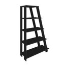Ver imagem 6 de Estante de Livros 82CMX134CM Escada Multiuso 5 Prateleiras Preto Artany