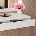 Ver imagem 3 de Penteadeira Suspensa com Gaveta Multimóveis CR35018 Branca