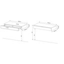 Ver imagem 2 de Penteadeira Suspensa com Gaveta Multimóveis CR35018 Branca