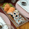 4 Travessas Retangulares Bandeja Petisqueira Cristal Pearl Wolff 30x13x3cm para Mesa Posta - 2