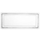 Ver mais imagens de 4 Travessas Retangulares Bandeja Petisqueira Cristal Pearl Wolff 30x13x3cm para Mesa Posta