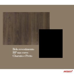 Armário Executivo para Escritório Baixo 2 Portas com Chave Tamburato - 8