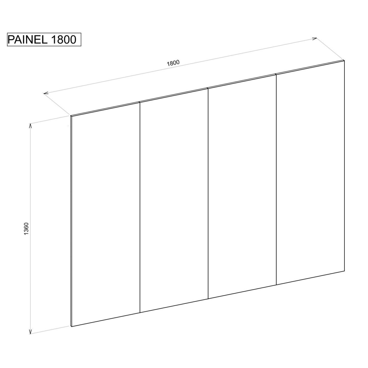 Painel para TV até 75 Polegadas em BP 1.8 Multiverso CabeCasa MadeiraMadeira - 5