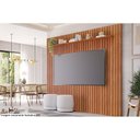 Ver imagem 1 de Painel Home para Tv até 75 Pol Maragogi Ripado com Prateleira 230x220cm Cinamomo - Permóbili