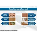 Ver imagem 3 de Painel Home para Tv até 75 Pol Maragogi Ripado com Prateleira 230x220cm Cinamomo - Permóbili