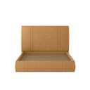Ver imagem 1 de Cama Moderna Aspen Casal Box com Cabeceira Estofada Base Flutuante Pu Caramelo G99 - Gran Belo