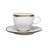 Jogo de Xicaras Chá Café Pires 4pcs Porcelana Maresia 220ml - 2