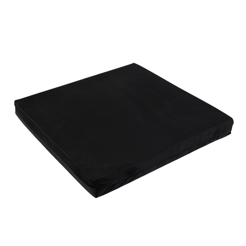 Assento C/ Capa Suede Zíper Espuma D45 Extra Firme 45x45x5cm:preto