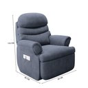 Ver imagem 4 de Poltrona Reclinável do Papai Realeza – Veludo Confortável – Just Time