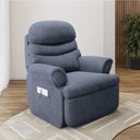 Ver imagem 1 de Poltrona Reclinável do Papai Realeza – Veludo Confortável – Just Time