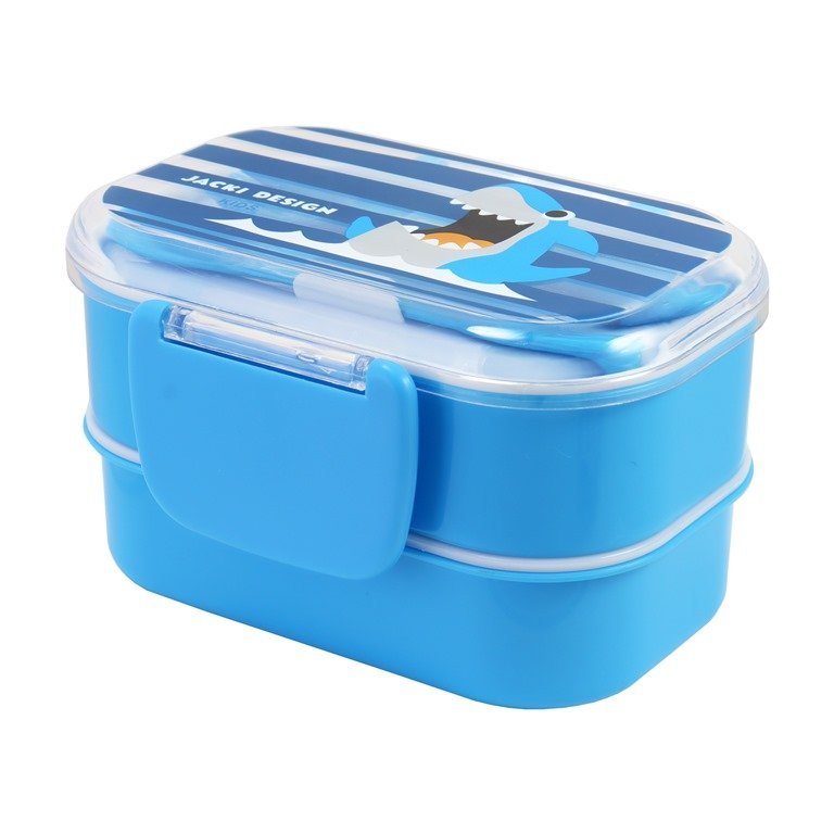 Pote P/ Lanche de 2 Andares Infantil 400ml Jacki Design - Pimpolho:azul - 2