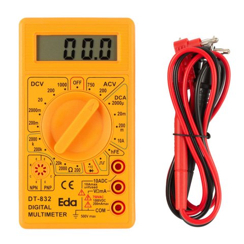 Multímetro Digital com Bip - 0cn- Eda
