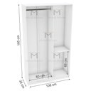 Ver imagem 2 de MODULO CLOSET CABIDEIRO E PRATELIERA M143.2021.B LOJA MUNDI MOVEIS