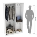 Ver imagem 3 de MODULO CLOSET CABIDEIRO E PRATELIERA M143.2021.B LOJA MUNDI MOVEIS