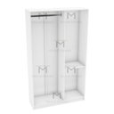 Ver imagem 4 de MODULO CLOSET CABIDEIRO E PRATELIERA M143.2021.B LOJA MUNDI MOVEIS