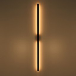 Arandela Led Linear 3000k 15w 100cm Alumínio Preto Ar2108 - 4