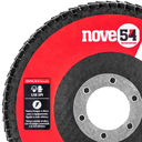 Ver imagem 2 de Caixa com 5 Discos de Lixa Flap 4.1/2" Grão 60 Nove54