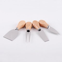 Conjunto de Utensílios P/ Queijo Bambu 4pçs Class Home - 2