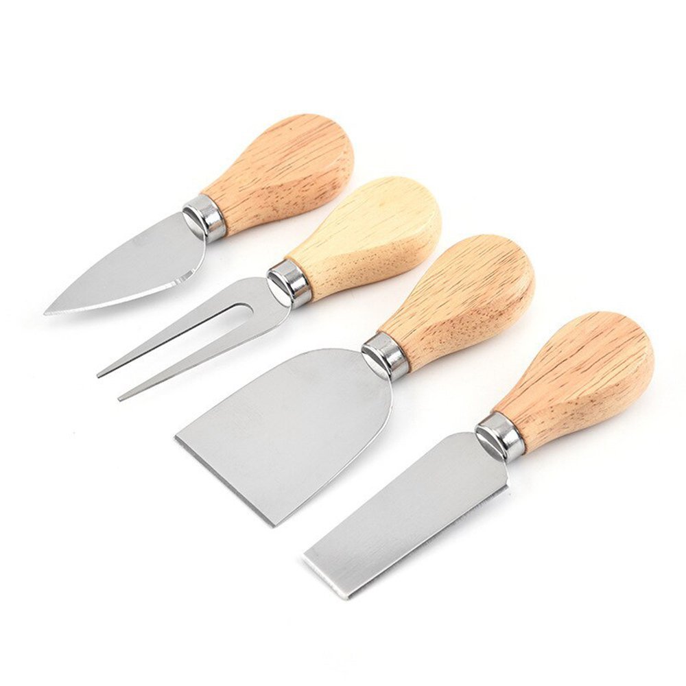 Conjunto de Utensílios P/ Queijo Bambu 4pçs Class Home