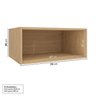 Cozinha Modulada 7 Peças 5 Aéreos 2 Balcões Nara CabeCasa MadeiraMadeira - 8