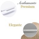 Ver imagem 6 de Kit 10 Puxadores para Porta Gaveta Armário Moderno 300mm - Branco