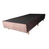 Base Box Soft Casal Primore Colchões 138x188x38cm - Veludo Marrom - 1