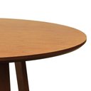 Ver imagem 2 de Mesa de Jantar Madri Madeira Maciça - Amêndoa Tampo Ø120 Laminado Envernizado Cinamomo