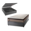 Ver imagem 1 de Cama Box Baú Atlanta 138x188 Cinza Espuma D45 King House