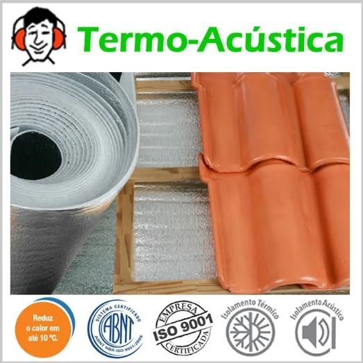 Manta Termoacústica 1 Face 8 mm (175m²) Multipex Termo-Acústica - 2