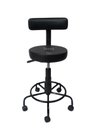 Ver imagem 1 de Cad. Mocho Podologo Estética C/ Regulagem de Altura a Gás Tatuador Manicure-base Apoio de Pés Corano