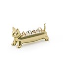 Ver imagem 1 de Ali Cat Dourado - Porta Anéis Gato Munchkin para 9 Anéis