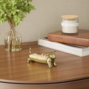 Ver imagem 3 de Ali Cat Dourado - Porta Anéis Gato Munchkin para 9 Anéis