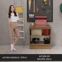 Ver imagem 6 de Balcão Multiuso 80cm 2 Portas Agata Madesa