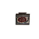 Ver imagem 1 de Manteigueira Francesa Quadrada em Pedra Sabão Decorada - Flor