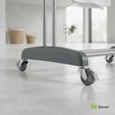 Ver imagem 5 de Multi Varal de Chão com Bandejas e Pés Dobráveis 3 Andares com Cabideiro- Cinza