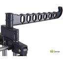 Ver imagem 6 de Multi Varal de Chão com Bandejas e Pés Dobráveis 3 Andares com Cabideiro- Cinza