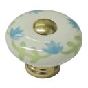 Ver imagem 1 de Puxador Cerâmica IL 7031 - Estampa Flor - 32MM